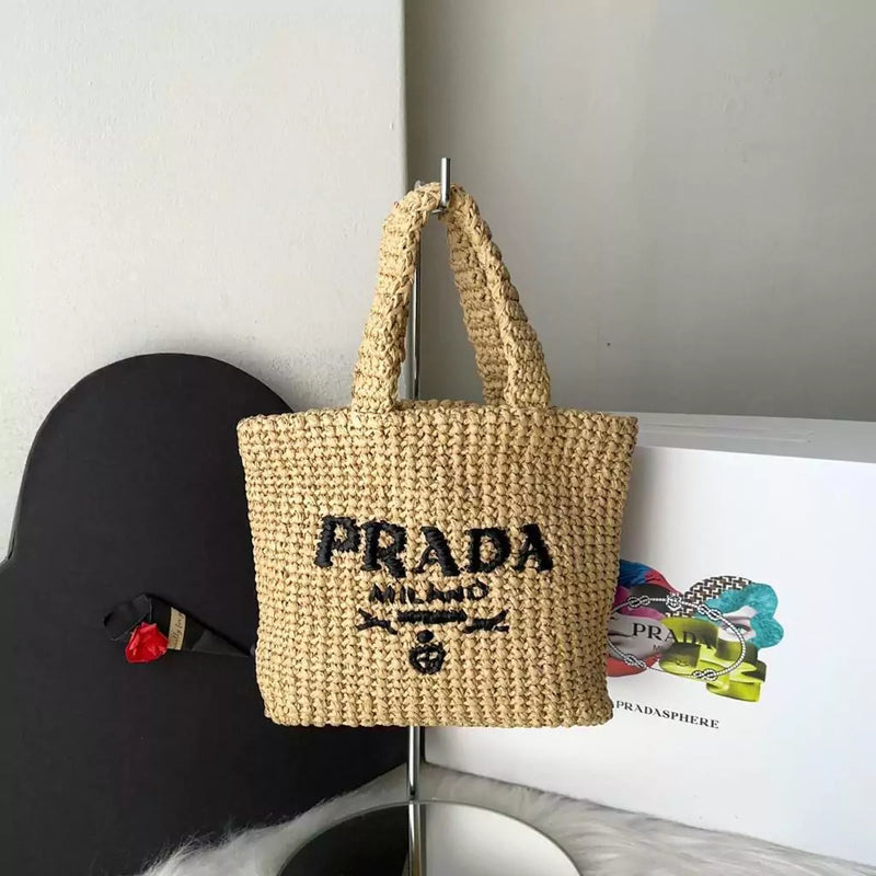 Bolsa Tote Prada Ráfia