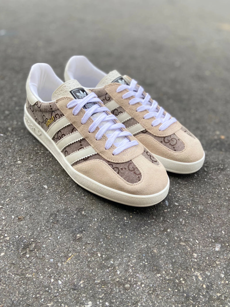 GG x adidas Gazelle GG Monogram Beige