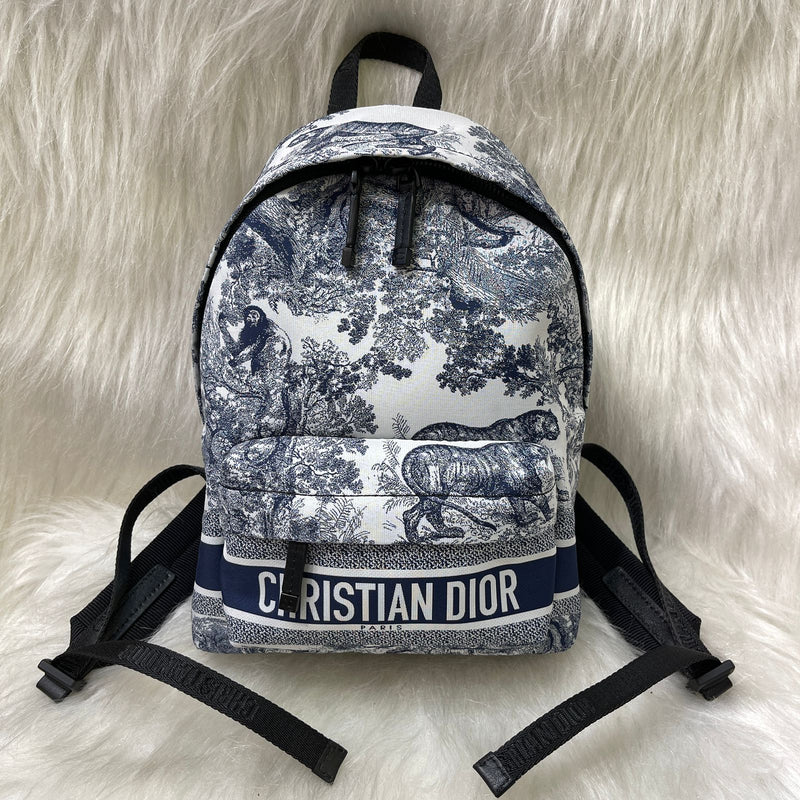 Mochila Christian Dior Oblique Jacquard