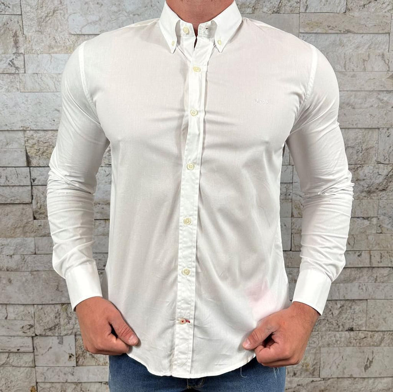 Camisa Social Longa Tricoline HB