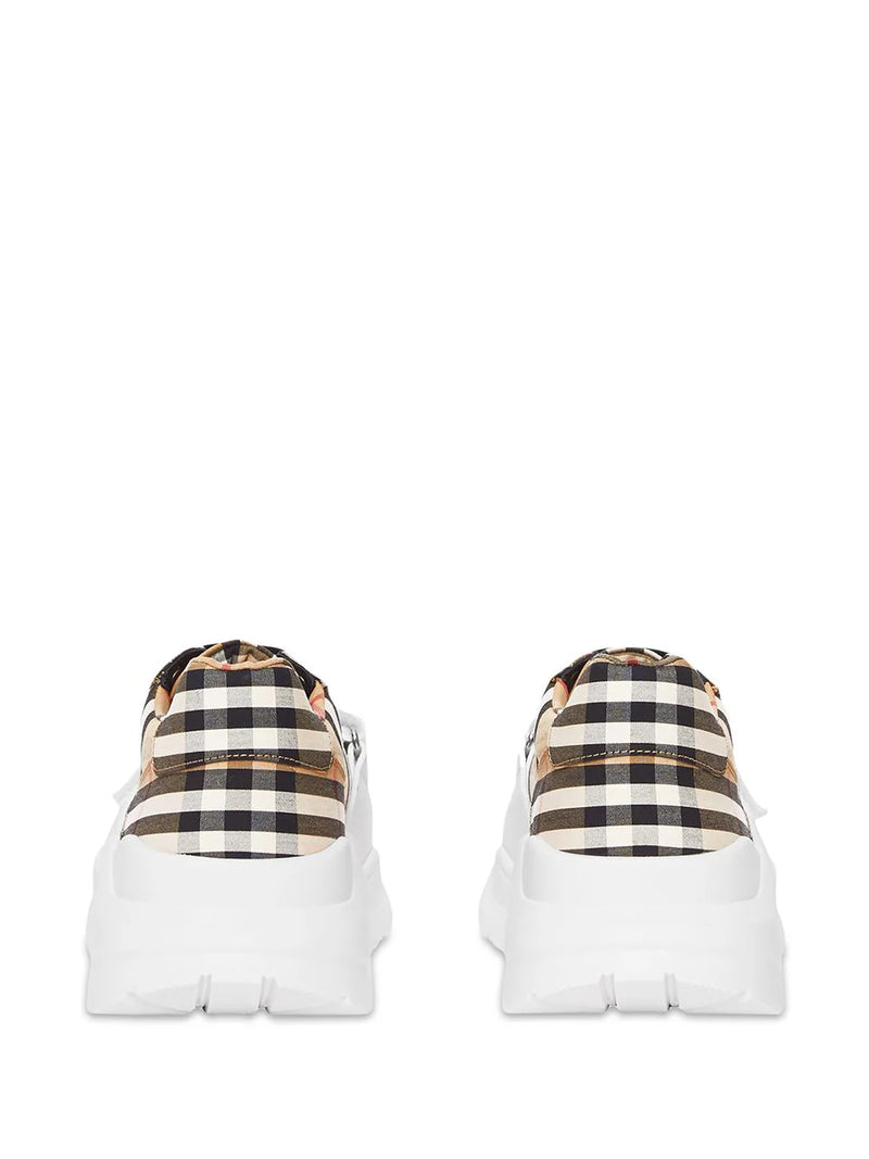 Tênis Burberry xadrez vintage Low