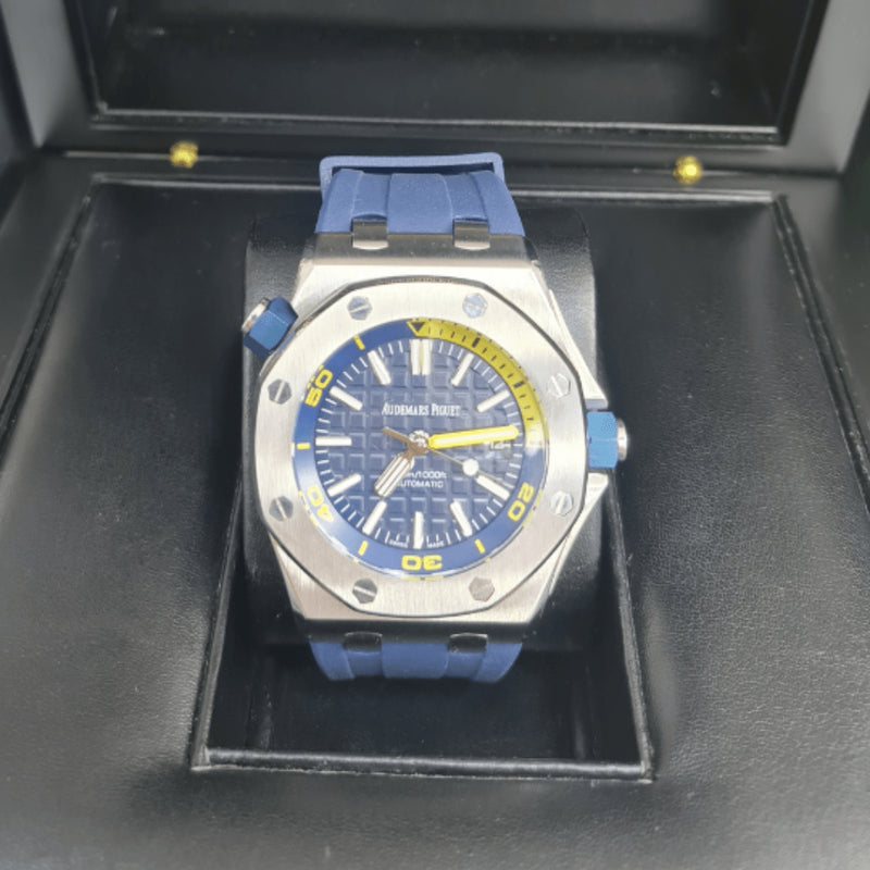 Relógio Royal Oak Offshore Diver Chronograph Azul