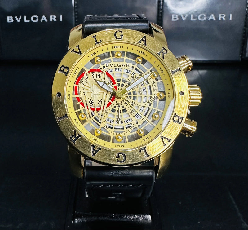 Relógio Bvlgari Skeleton Spider Man