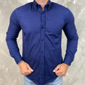 Camisa Social Longa Tricoline HB