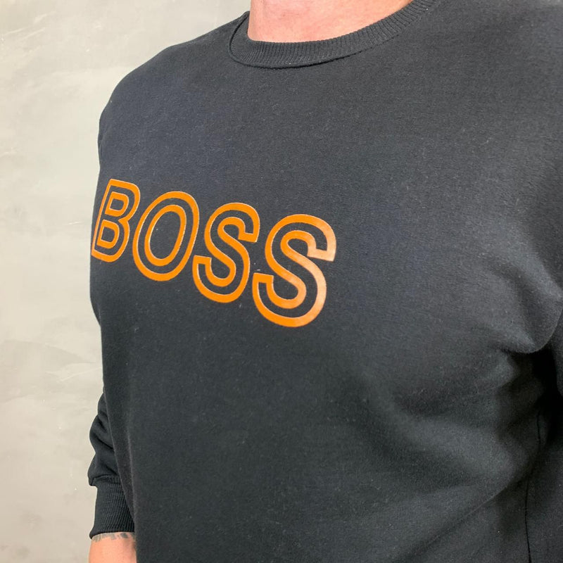 Blusa Moletom Boss - Preto