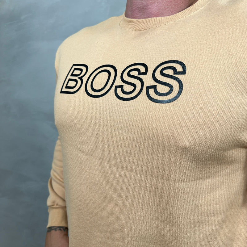 Blusa Moletom Boss - Bege