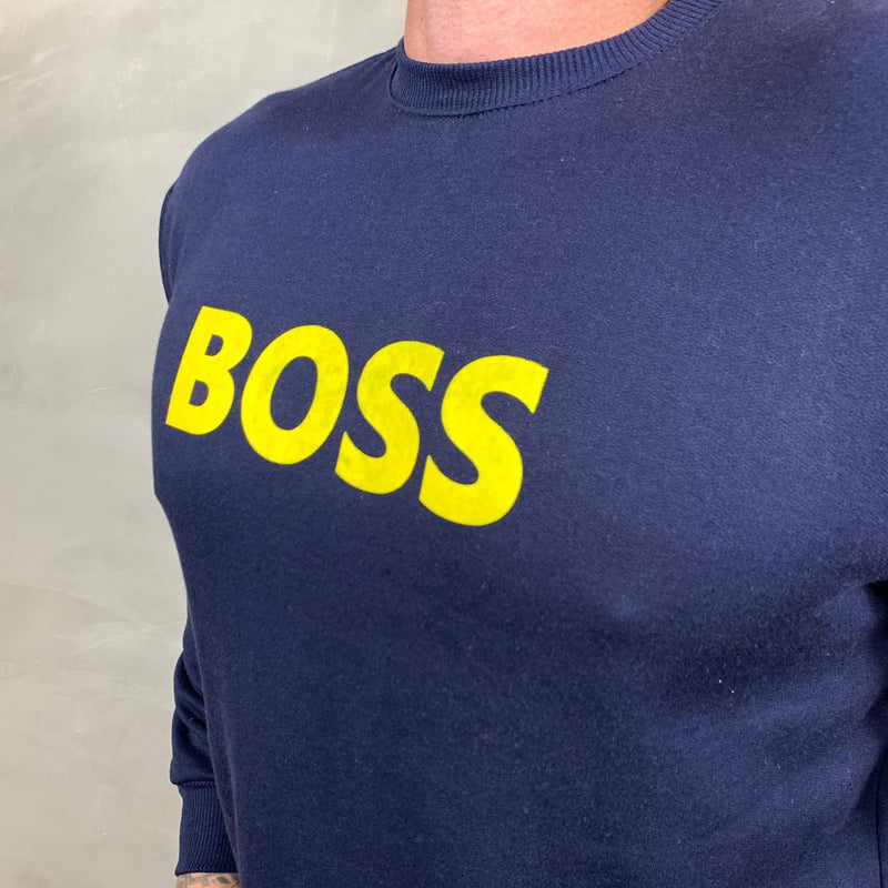 Blusa Moletom Boss - Azul