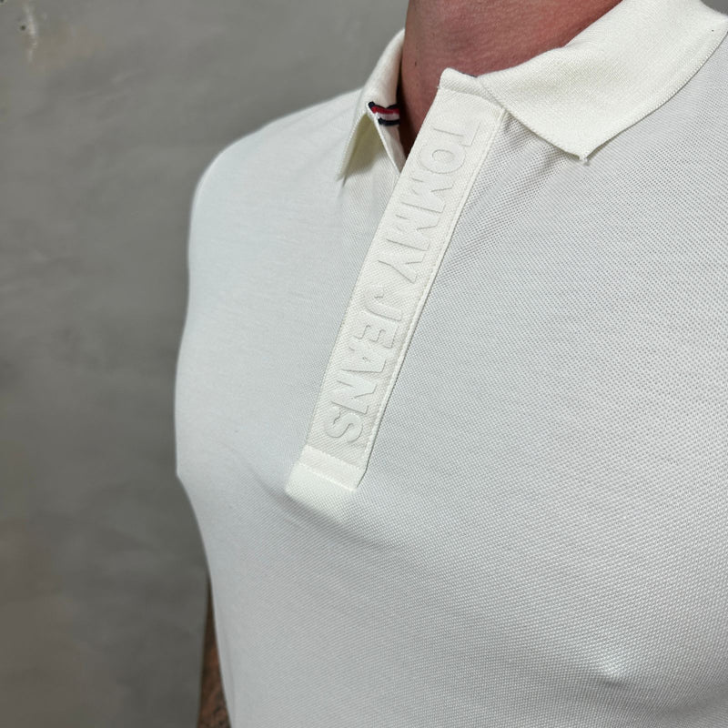 Camisa Polo Tommy - Off White