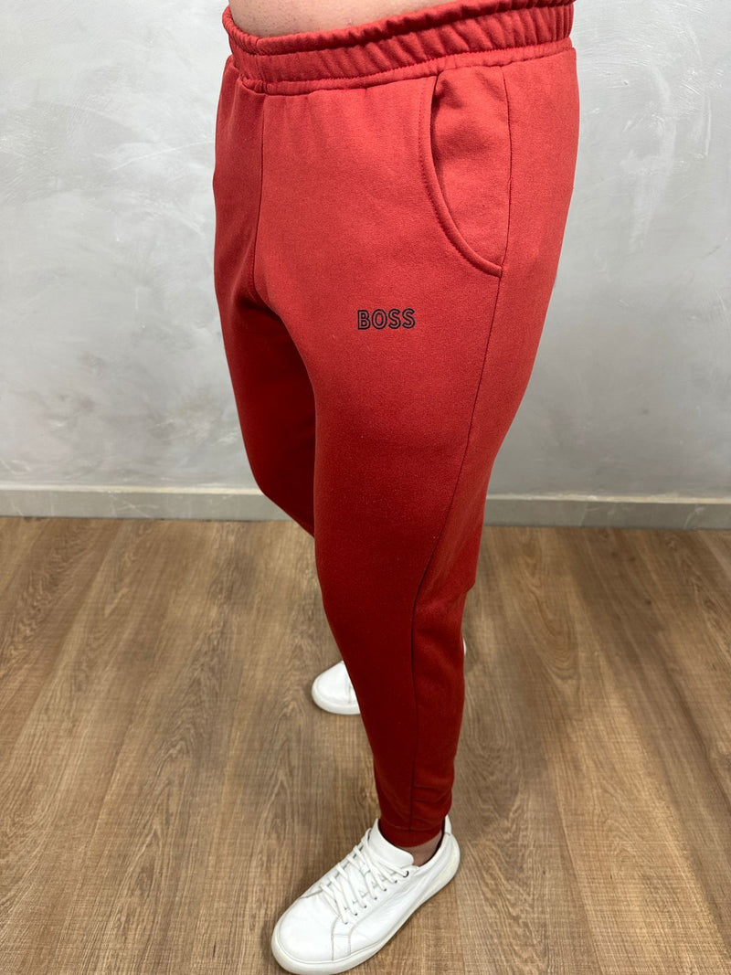 Calça Moletom Boss - Vermelho