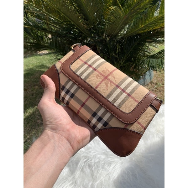 Bolsa Burberry Baguette Xadrez