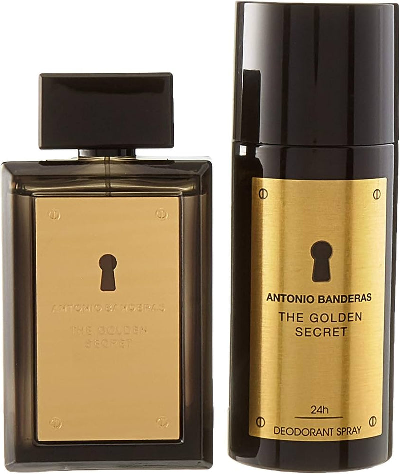 Antonio Banderas Golden Secret Kit – Perfume Masculino + Desodorante Corporal