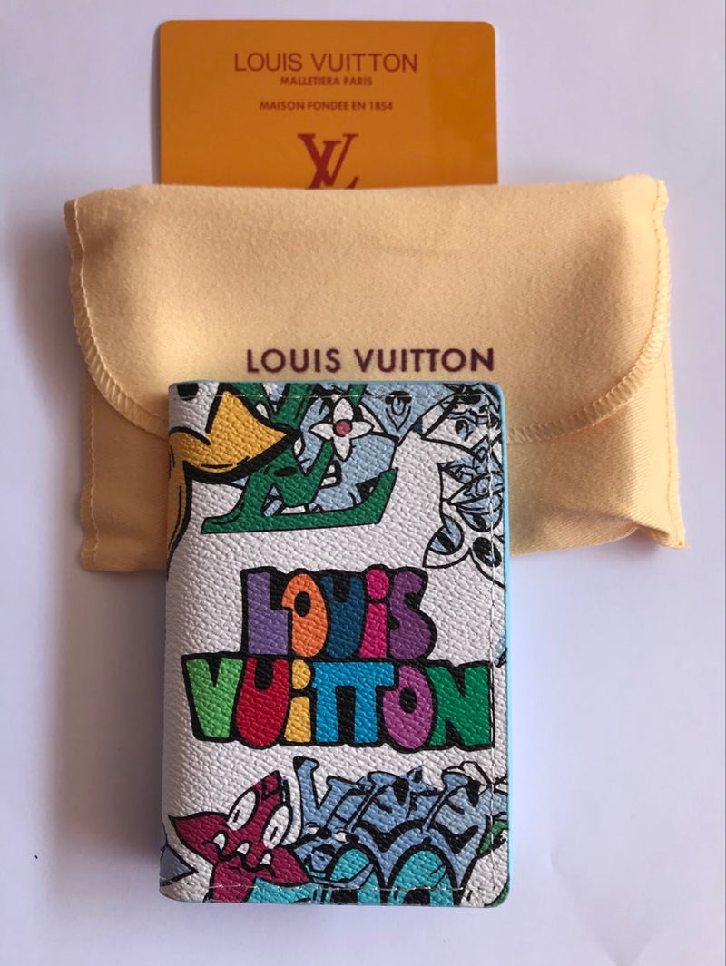 Porta Cartão Louis Vuitton Comics Pocket