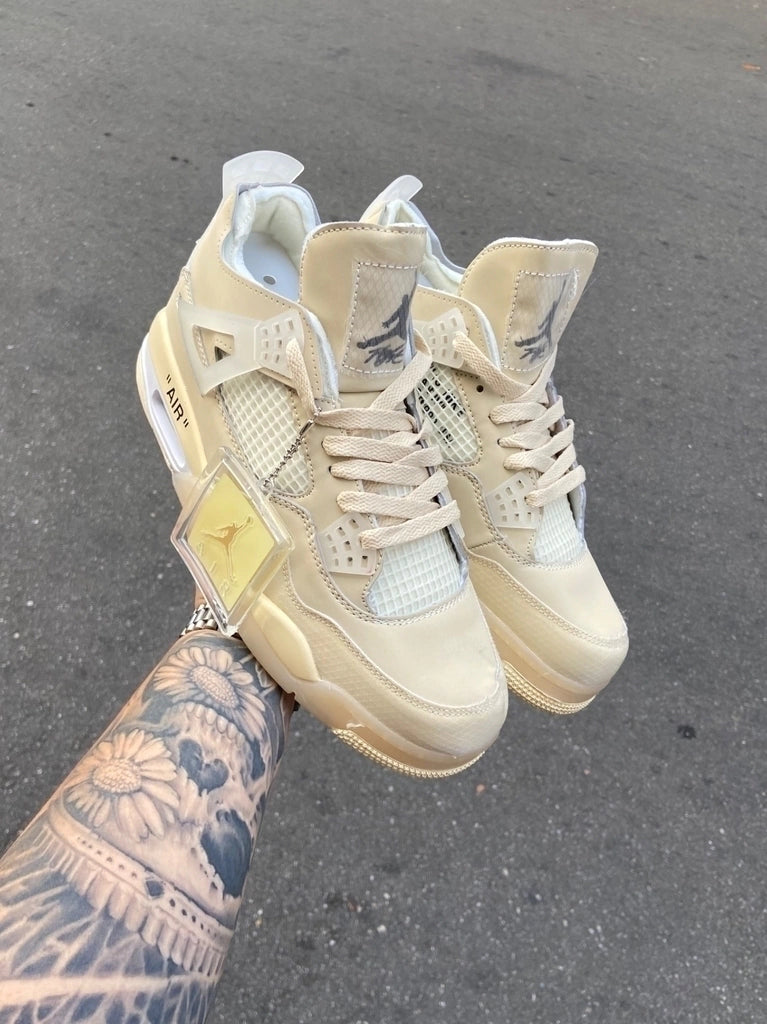 Jordan 4 Retro Off-White Sail Women's