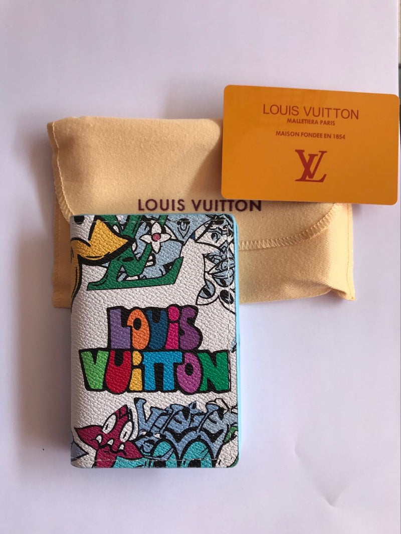 Porta Cartão Louis Vuitton Comics Pocket