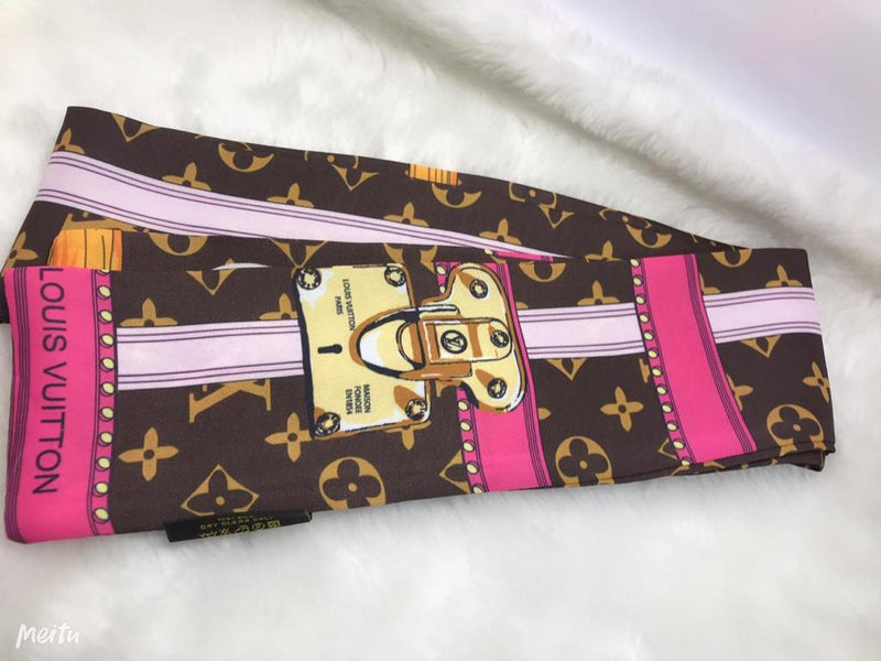 Louis Vuitton Bandeau Monogram Confidential Silk