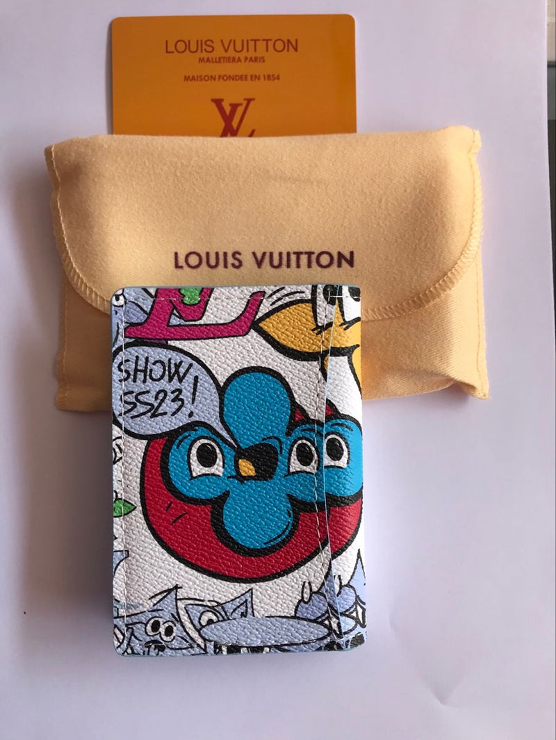 Porta Cartão Louis Vuitton Comics Pocket