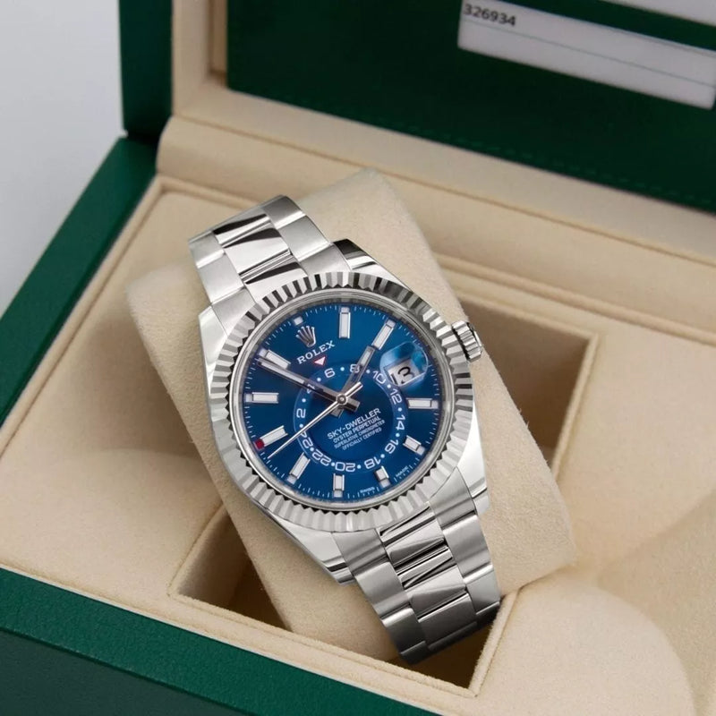 Rolex Sky Dweller Azul