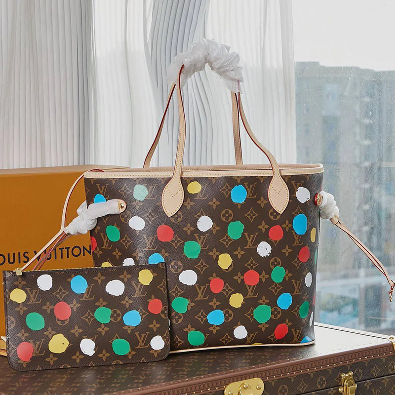 Bolsa de ombro LV x YK Neverfull MM