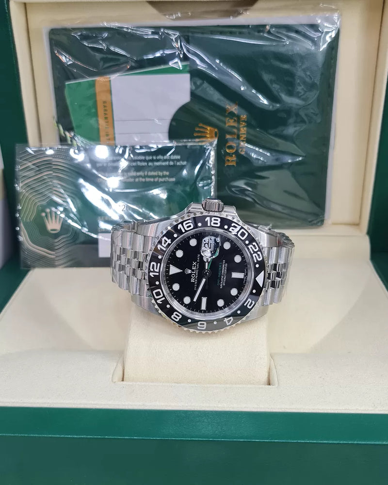 Rolex GMT Master II 116710LN on Jubilee Bracelet