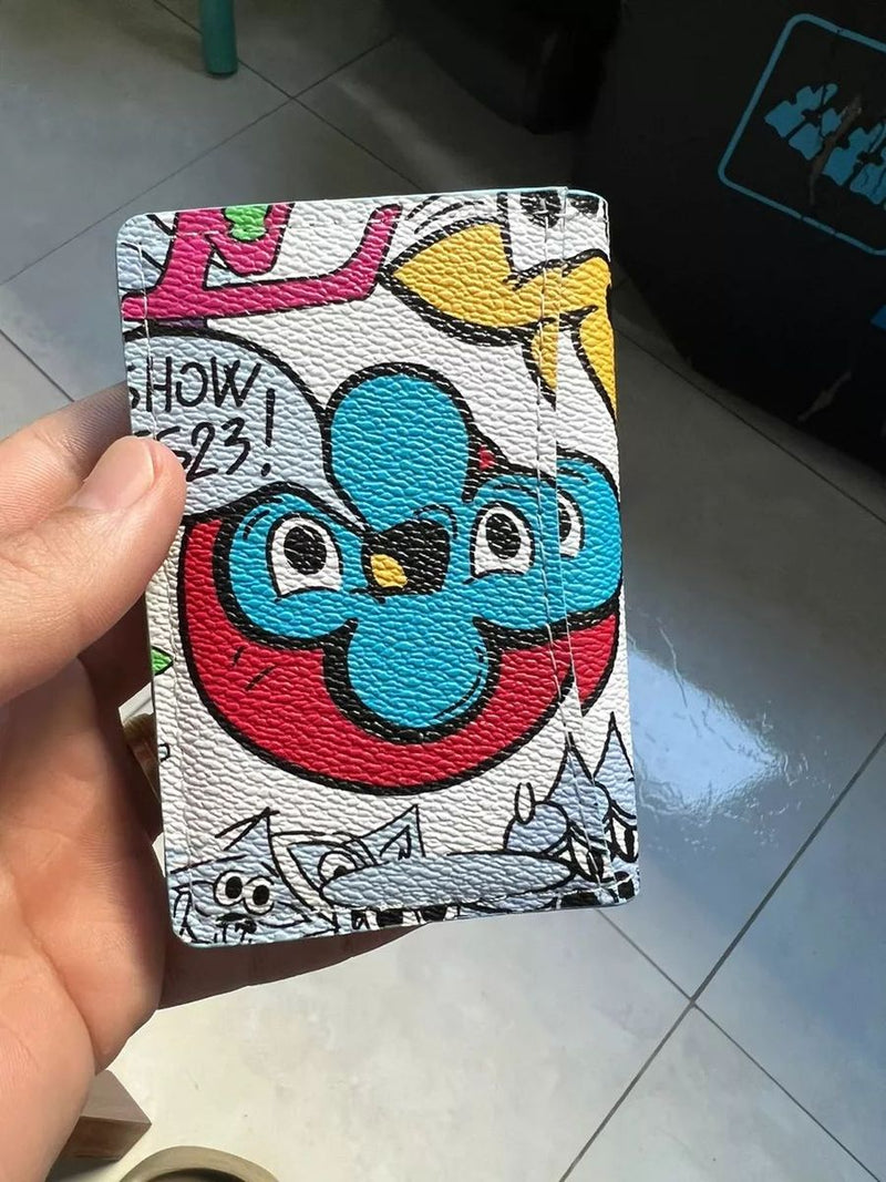 Porta Cartão Louis Vuitton Comics Pocket