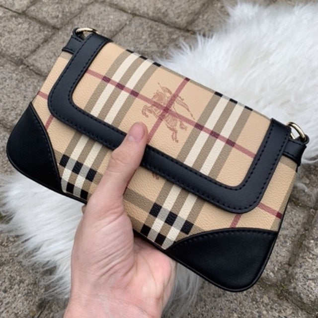 Bolsa Burberry Baguette Xadrez