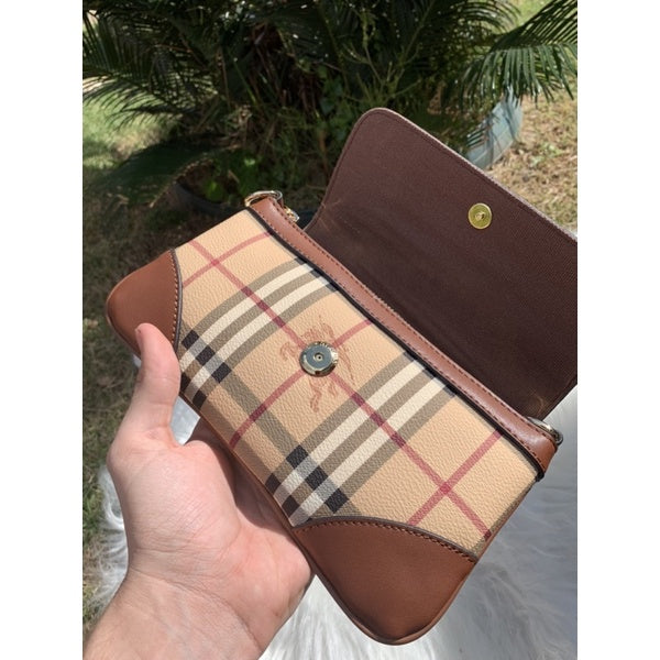 Bolsa Burberry Baguette Xadrez