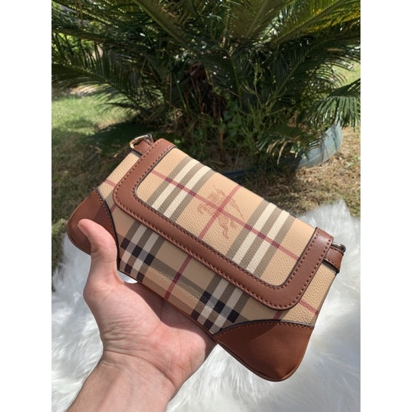 Bolsa Burberry Baguette Xadrez