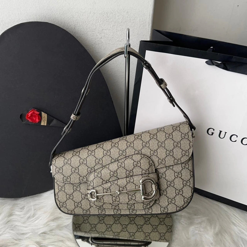 Gucci Beige Horsebit 1955 Shoulder Bag