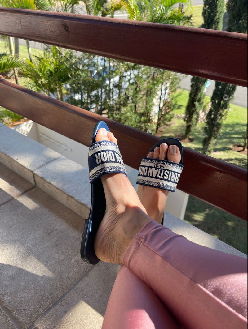 Sandálias Christian Dior Mule Dway