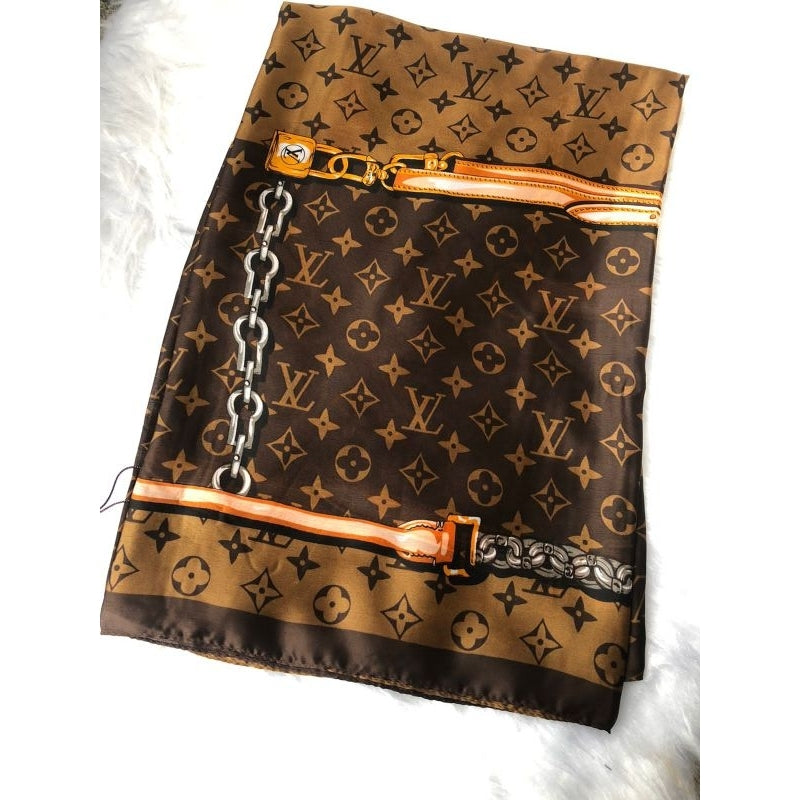 Louis Vuitton Bandeau Monogram Confidential Silk