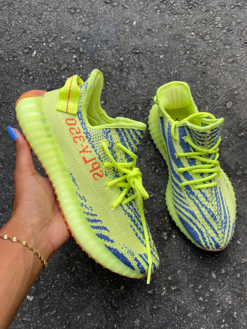 Tênis Adidas Yeezy Boost 350 V2 Semi Frozen Yellow