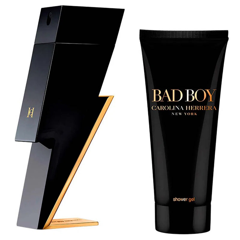 Carolina Herrera Kit Masculino Bad Boy - EDT 100ml + Gel de Banho