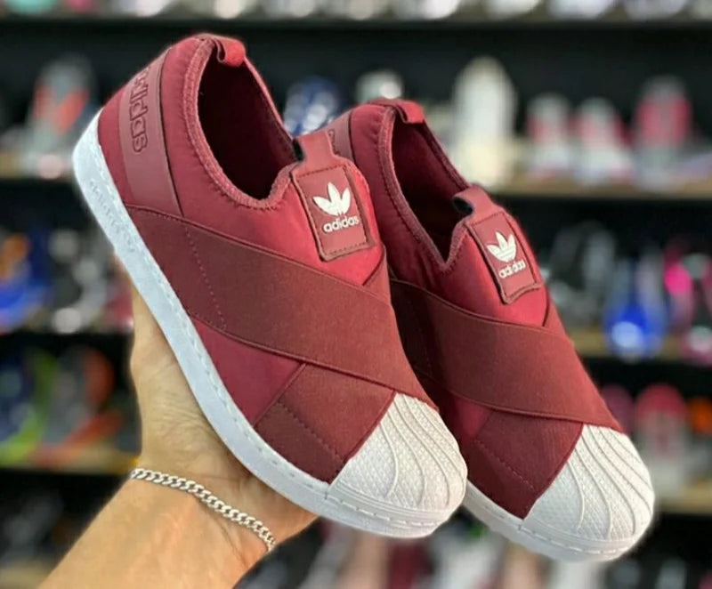 Adidas slip on bordo cheap