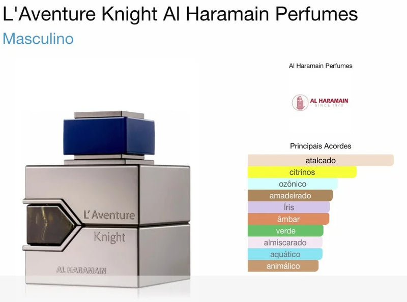 Perfume Al Haramain L'aventure Knight 100ml