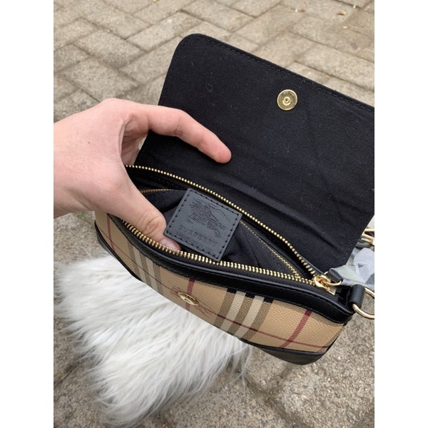 Bolsa Burberry Baguette Xadrez