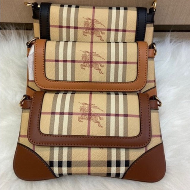 Bolsa Burberry Baguette Xadrez