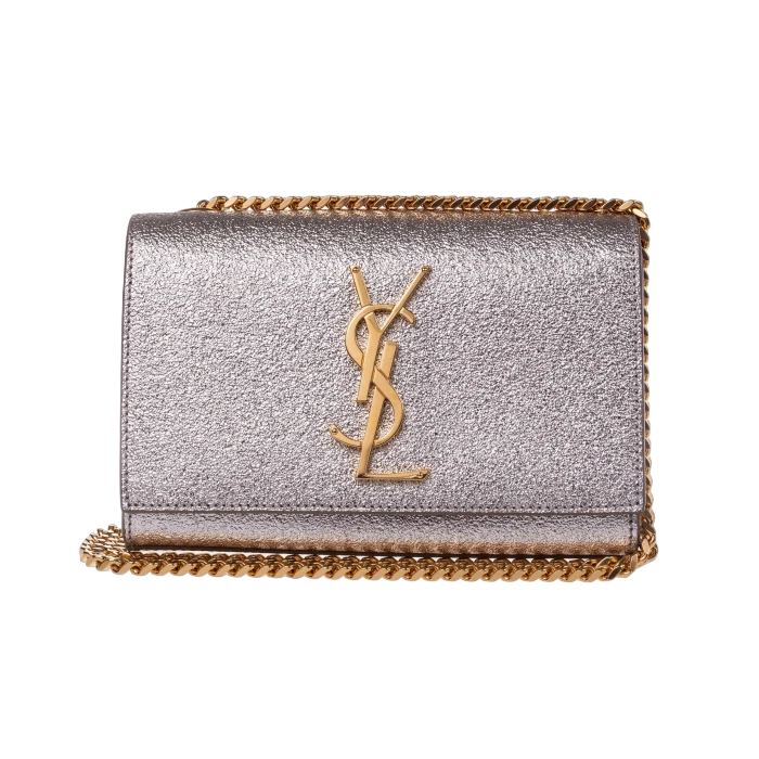 Bolsa Yves Saint Laurent Kate Silver