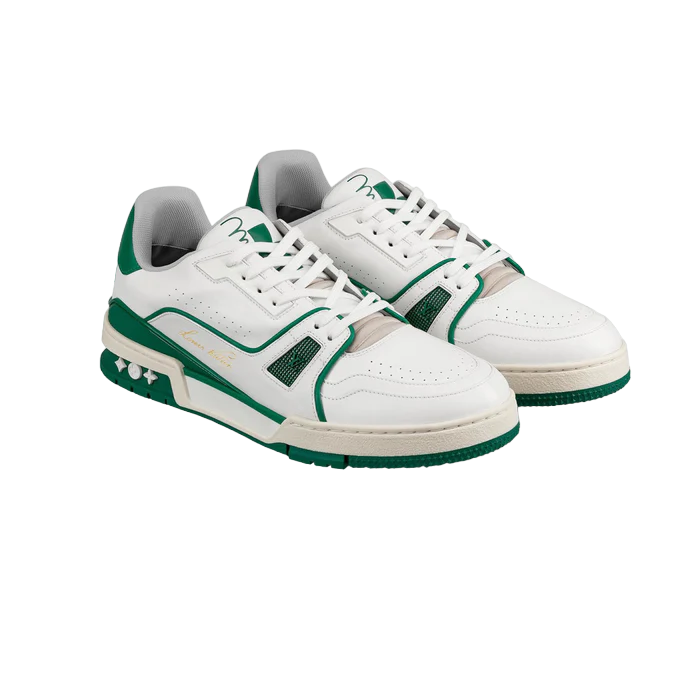 Tênis Louis Vuitton Trainer Low Classic Green