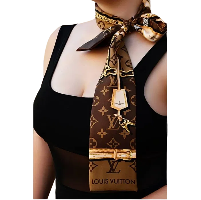 Louis Vuitton Bandeau Monogram Confidential Silk