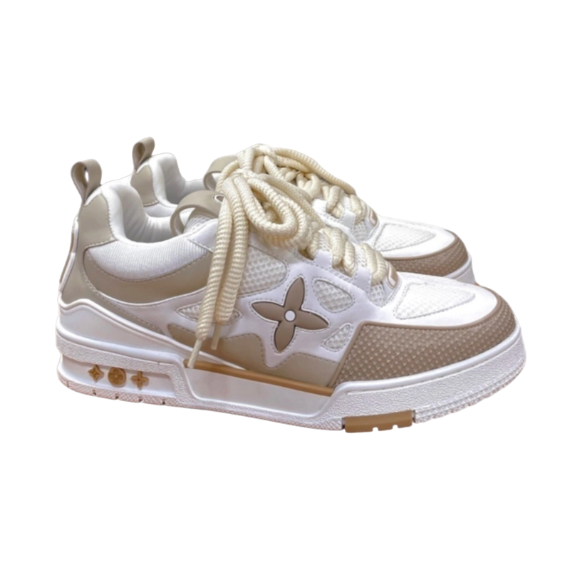 Tênis Louis Vuitton Skate em Beige