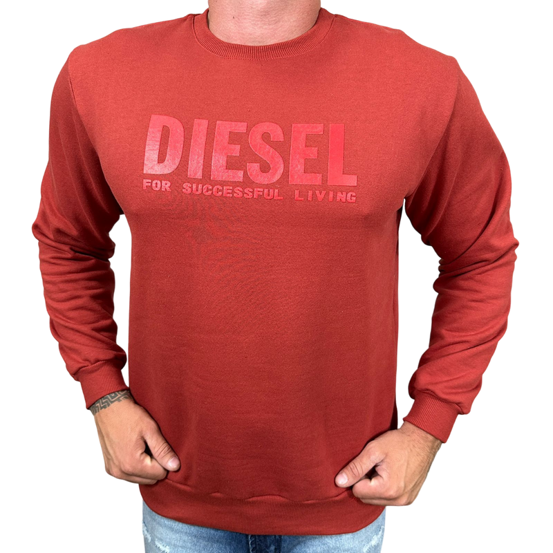 Blusa Moletom Diesel - Vermelho