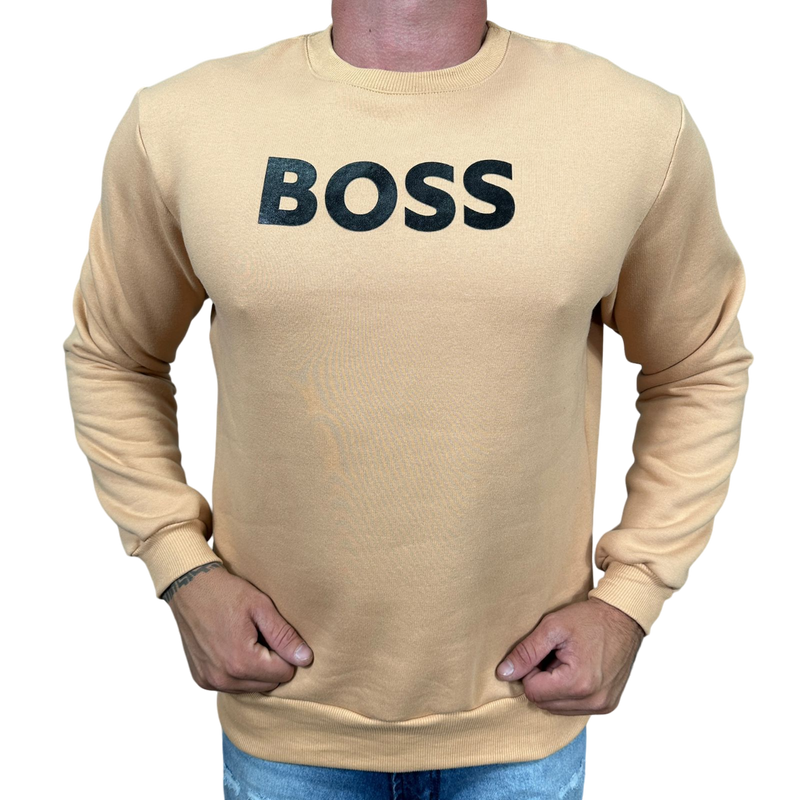 Blusa Moletom Boss - Cáqui