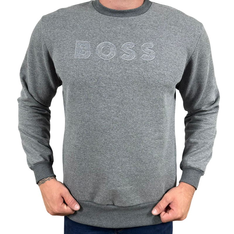 Blusa Moletom Boss - Cinza