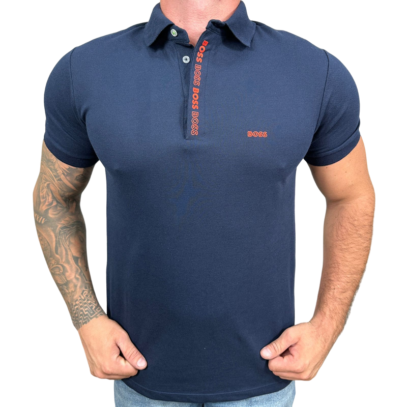 Camisa Polo Hugo - Azul