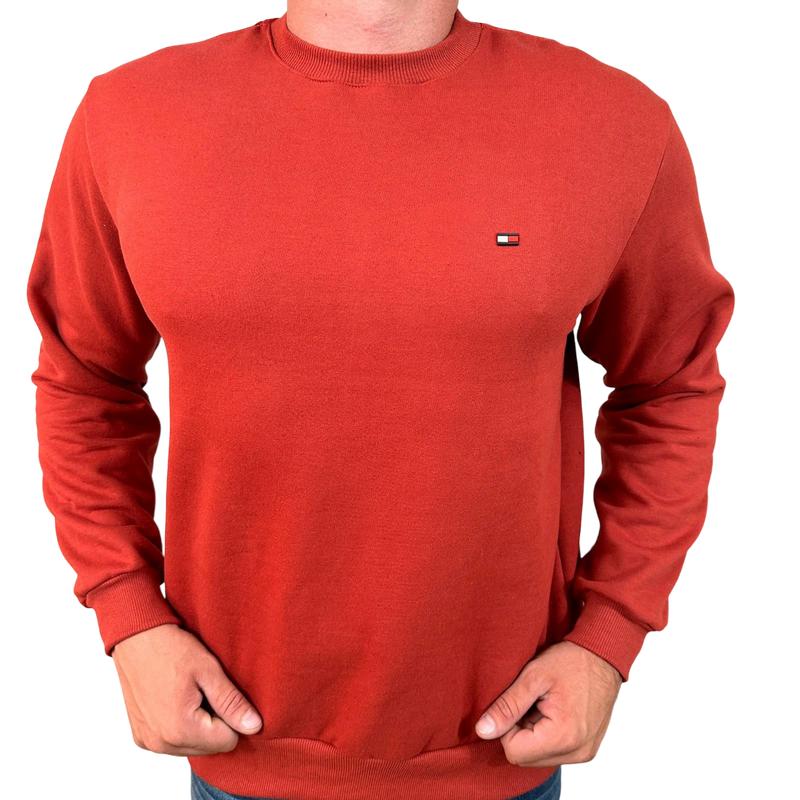 Blusa Moletom Tommy - Vermelho