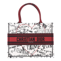 Bolsa Chritian Dior Book Tote Canvas Dioramur Graffiti