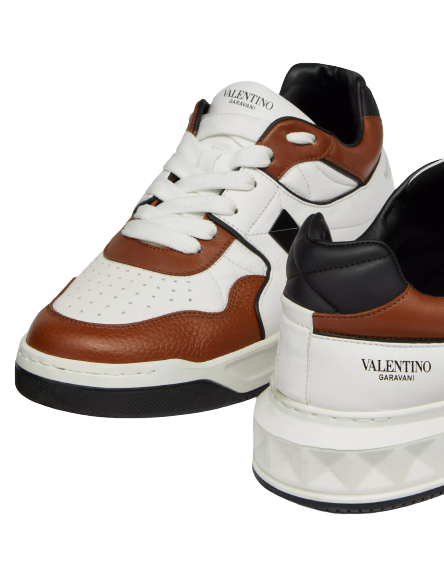 Tênis Valentino One Stud Low-Top Nappa