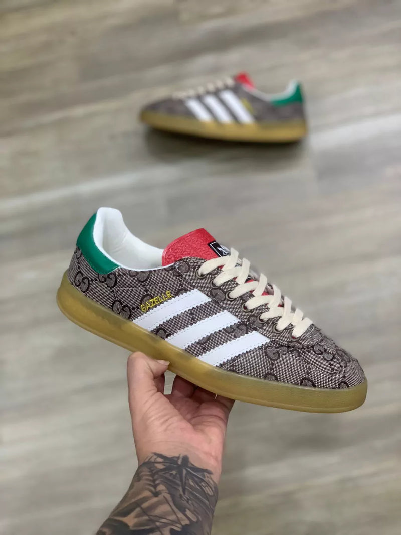 GG x adidas Gazelle GG Monogram Beige