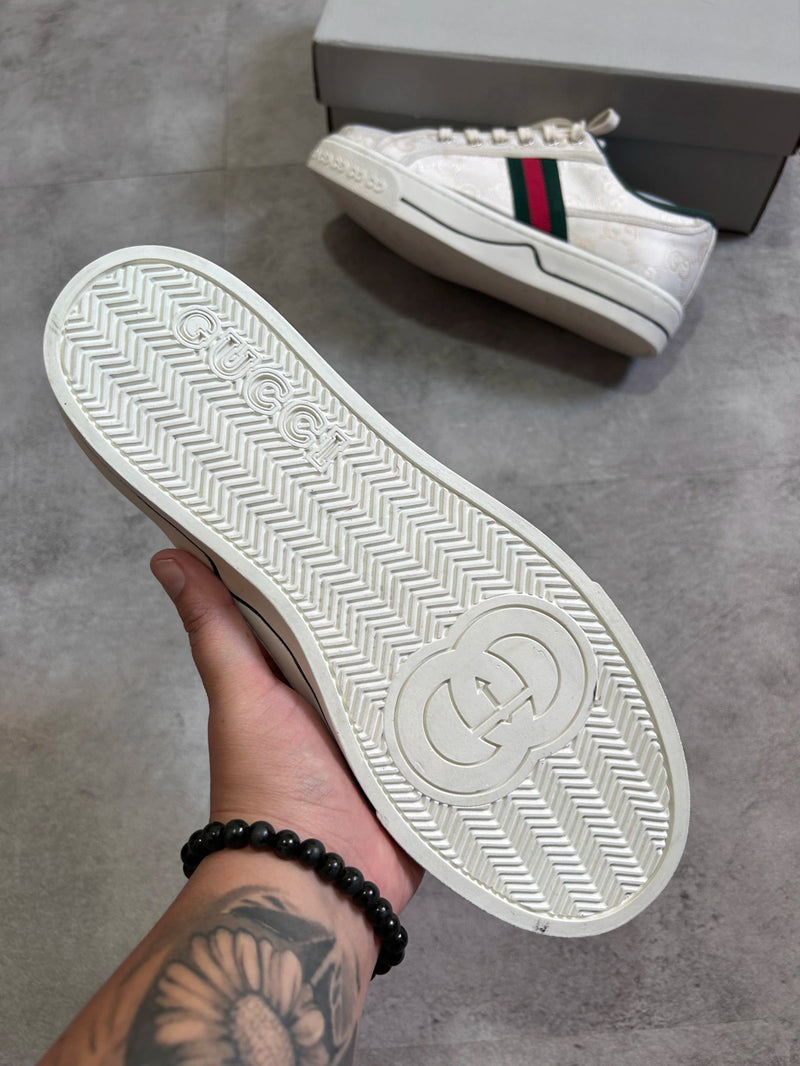 Tênis Mini GG Jacquard 1977 Off-White