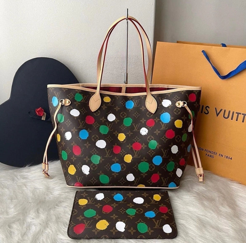 Bolsa de ombro LV x YK Neverfull MM